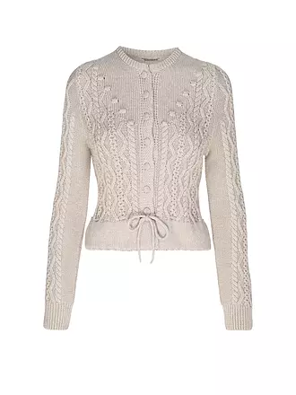 GOTTSEIDANK | Gilet traditionnel en tricot LENE | beige
